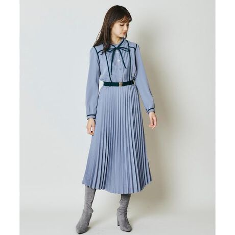 バイカラーピンタックプリーツワンピース レディアゼル Redyazel ファッション通販 マルイウェブチャネル Ca000 936 79 01