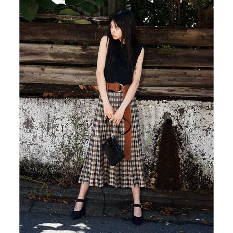 チェックスカートニットワンピース | レディアゼル(REDYAZEL) | マルイ  