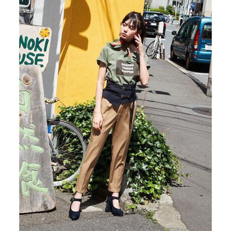 コルセットベルト付きストレートパンツ レディアゼル Redyazel ファッション通販 マルイウェブチャネル Ca001 084 63 01