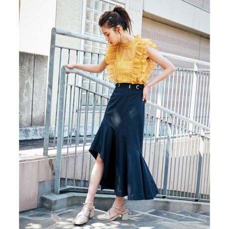 マーメイドアシメヘムロングスカート | レディアゼル(REDYAZEL  