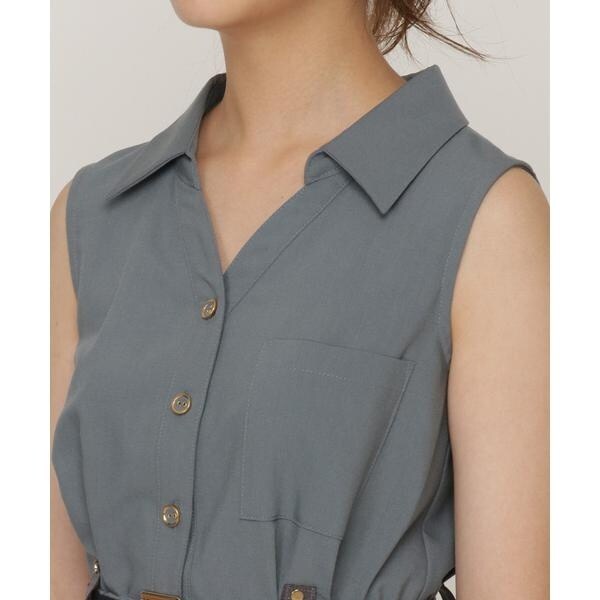 アウトレット レディアゼル バイカラーシャツワンピース 公式通販 Kidzanias Com