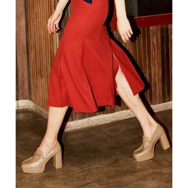 チェーン付き厚底ローファー | レディアゼル(REDYAZEL) | マルイウェブ