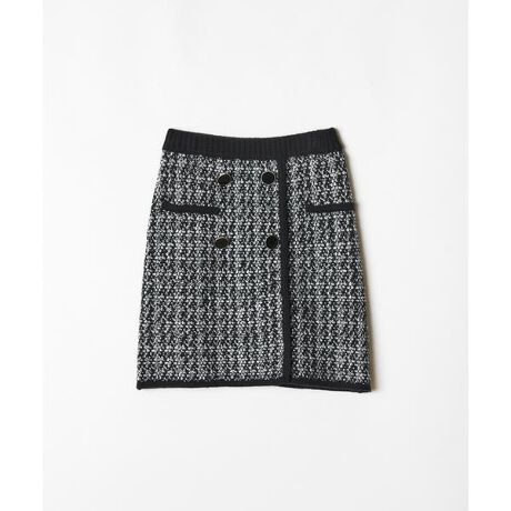 ツイード風ニットミニスカート レディアゼル Redyazel ファッション通販 マルイウェブチャネル
