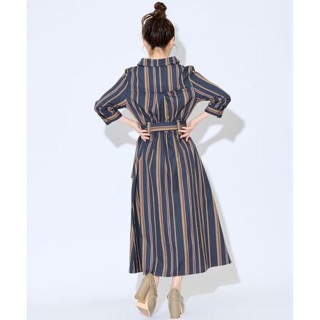 ストライプロングワンピース レディアゼル Redyazel ファッション通販 マルイウェブチャネル