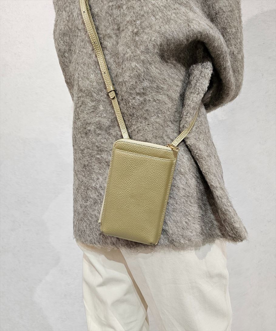 ファッション小物 Wallet shoulder bagポーチ付／お財布ショルダー
