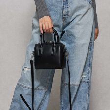 アングリッド(Ungrid)の【Ungrid/アングリッド】　シンプルスムース　ミニボストンバッグ