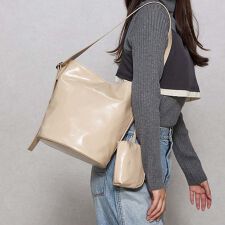 アングリッド(Ungrid)の【Ungrid/アングリッド】　ポーチチャーム付　バックルベルトバケットバッグ