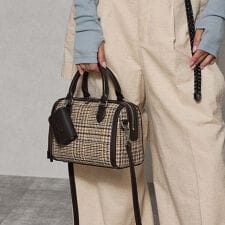 アングリッド(Ungrid)の【Ungrid/アングリッド】ケースチャーム付　チェックコンビボストンバッグ