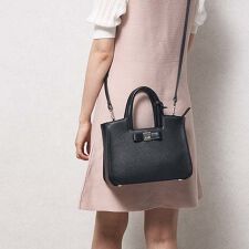 【dazzlin/ダズリン】バレッタリボン　カードケース付きスモールトートバッグ