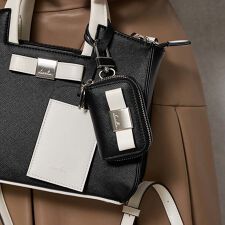 【dazzlin/ダズリン】バレッタリボン Wファスナーリモートキーケース