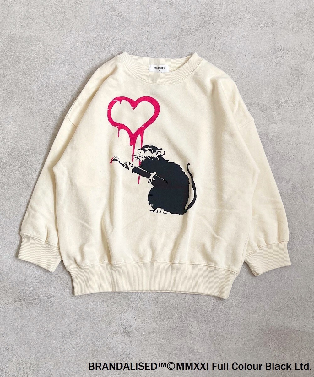 BRANDALISED × A DAY IN THE LIFE ＞バンクシー スウェット
