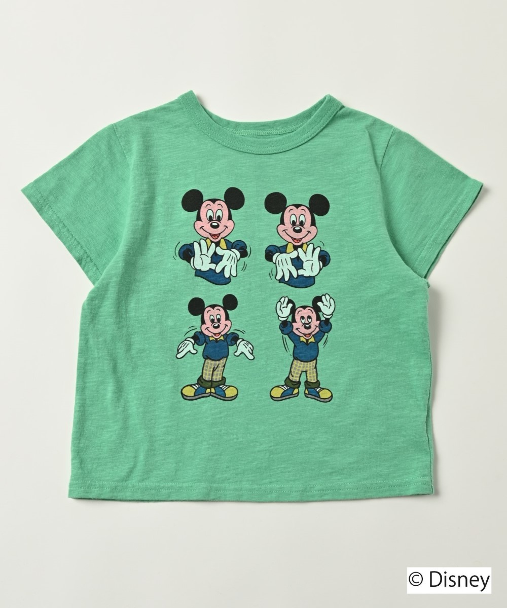 購入お買い得 【BABYDOLL】80cm ミッキーマウス 緑 グリーン Tシャツ