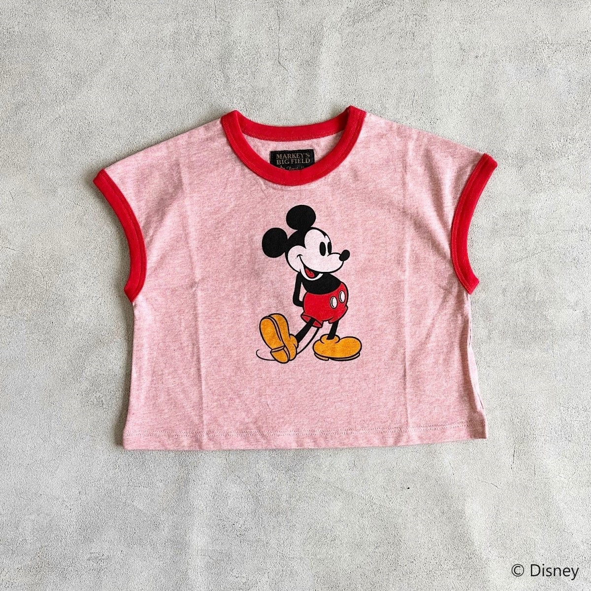 Disney】ミッキーマウス/リンガーTシャツ（80～150cm） | マーキーズ ...