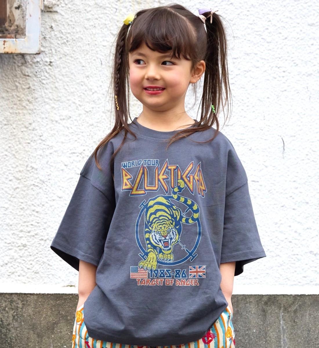 00s 45rpm& ロゴプリントＴシャツ F カーキ 00s 45rpm& ロゴプリントTシャツ F カーキ トップス