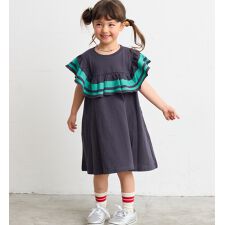スクエアフリルワンピース（90～150cm）