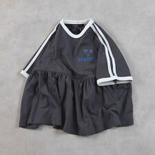 【COTTON from U.S.A】ラインチュニック