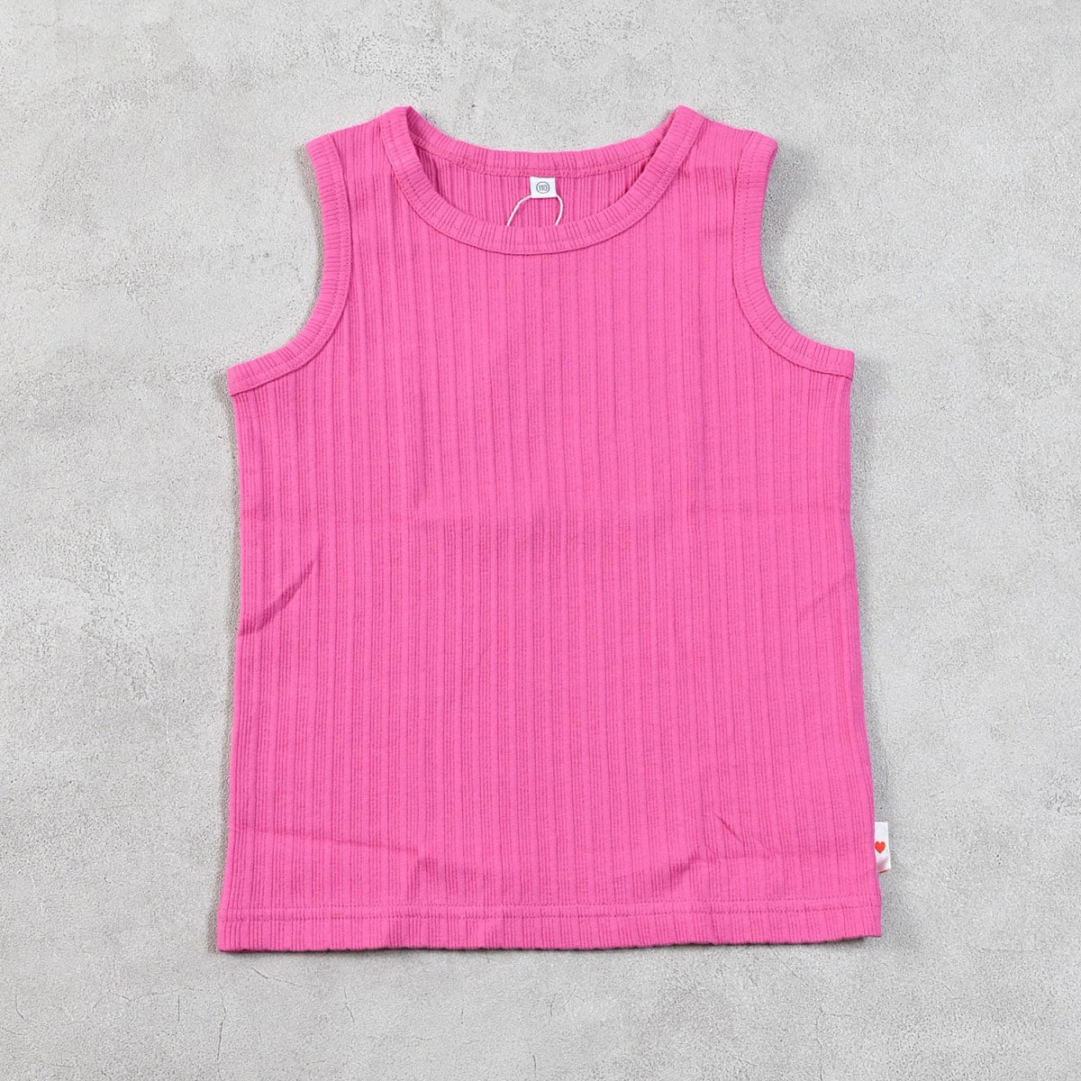 Katie♡リブ編みピンクタンクトップ ピンク ORGANIC COTTON VEST TOP リブ編みタンクトップ｜COS コス 公式