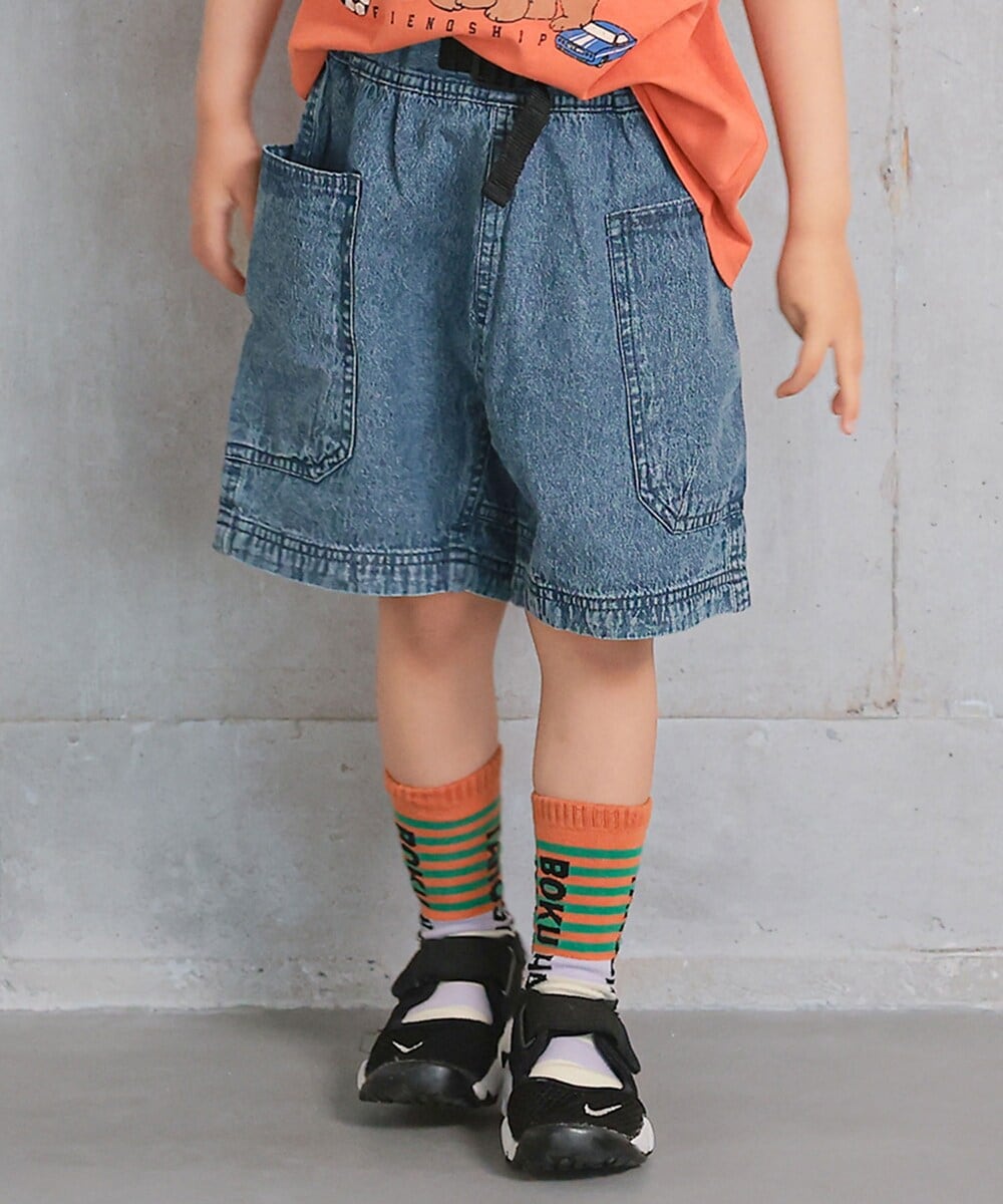 デニムクライミングBIGポケットショートパンツ