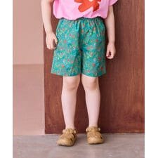 総柄メッシュショートパンツ