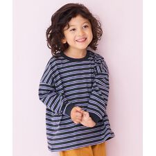 先染めマルチボーダーロンT