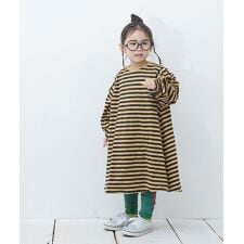 マーキーズ(MARKEY'S)のフリルスリーブボーダーワンピース