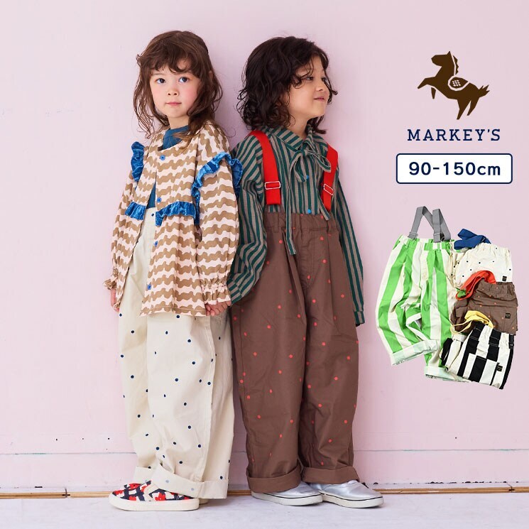 ツイル総柄エヴォルブサロペット | マーキーズ(MARKEY'S) | マルイ