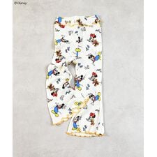 【Disney】ミッキーマウスワッフルフレアーパンツ