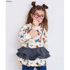 【Disney】ミッキーマウスワッフルビッグロンＴ