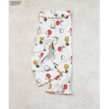 【PEANUTS】スヌーピーワッフルフレアーパンツ