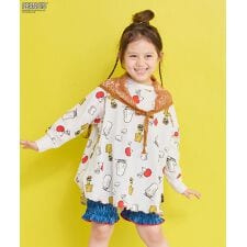 【PEANUTS】スヌーピーワッフルビッグロンＴ