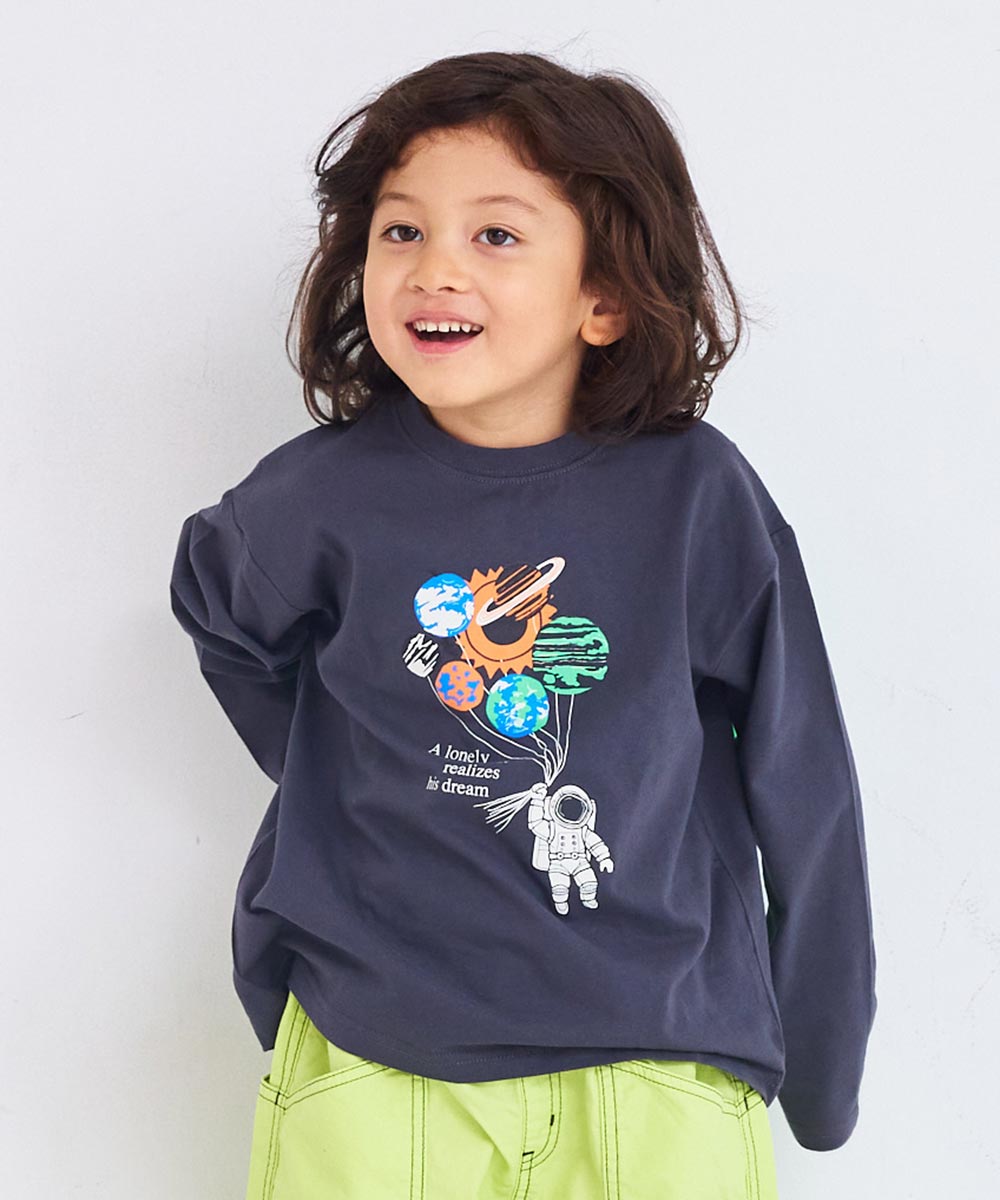 ミッキーマウス/ラグランロンT（80～150cm） | マーキーズ