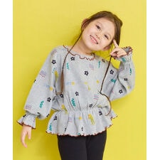 マーキーズ(MARKEY'S)のソウガラワッフルペプラムカットソー