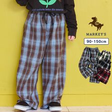 マーキーズ(MARKEY'S)のイージーワイドチェックパンツ