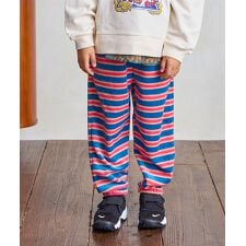 先染めボーダーベロアパンツ