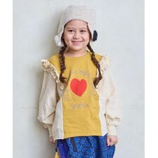 裏毛リメイクフリルスウェット