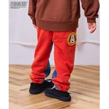 【PEANUTS】スヌーピー デニムスウェットパンツ