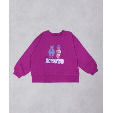 裏毛シティプリントトレーナー