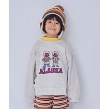 裏毛シティプリントトレーナー