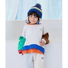 裏毛ワンポイントトレーナー