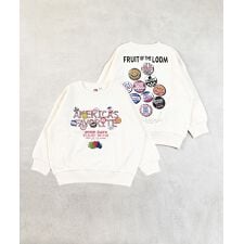 【FRUIT OF THE LOOM】別注プリントトレーナー