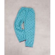 のびっとぬくっとリボン総柄ロングパンツ