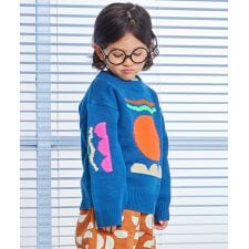 クルーネックセーター