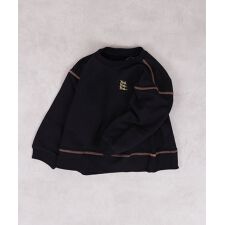 裏起毛ワンポイントトレーナー