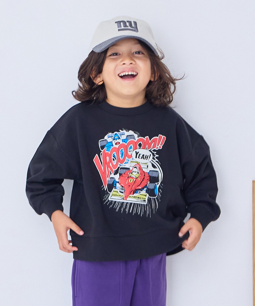 裏毛グラフィックトレーナー