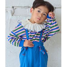 先染めマルチボーダーロンティー