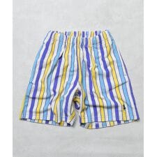 パイルマルチストライプショートパンツ/セットアップ可