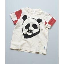 【JIPPON/日本製】半袖パッチワークパンダT