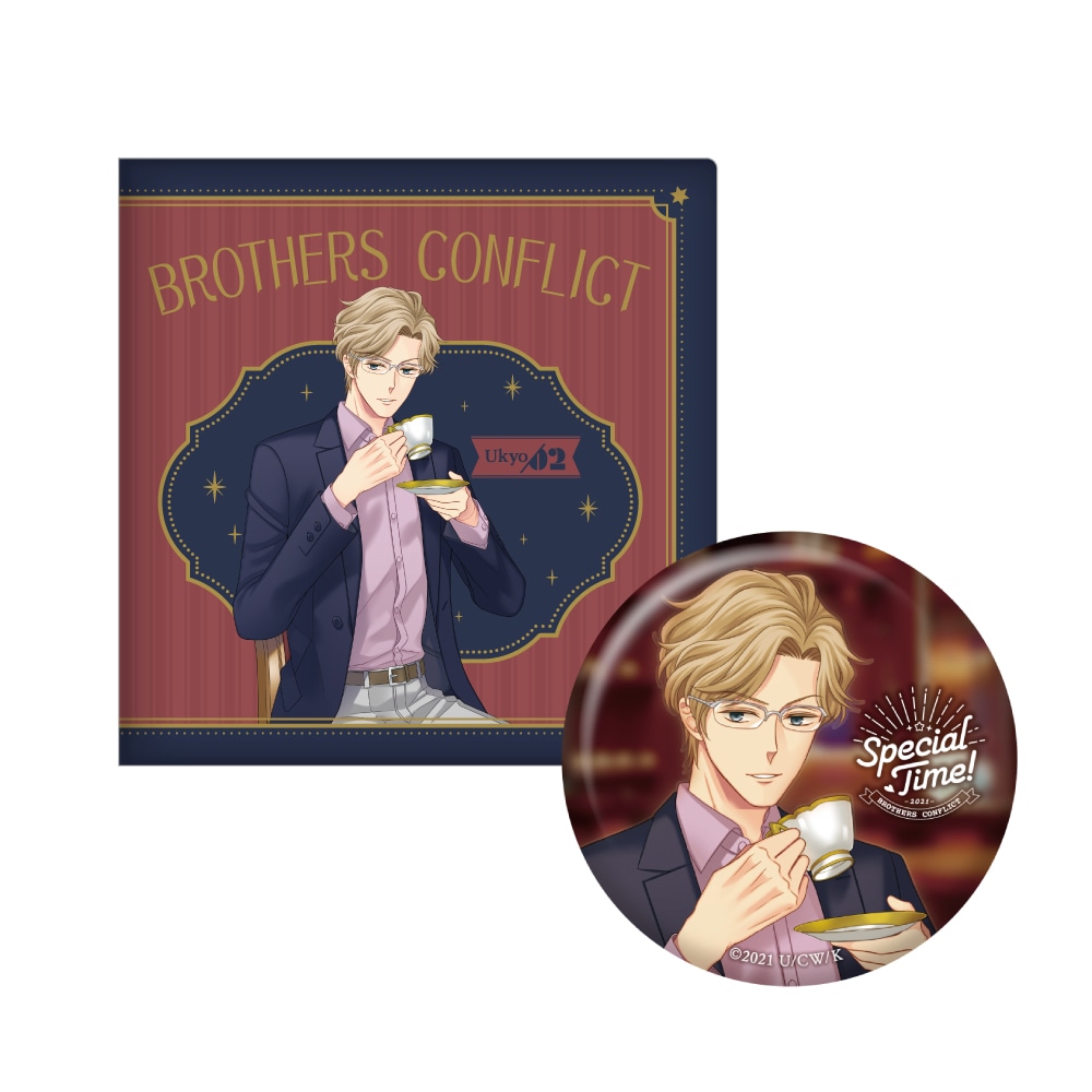 BROTHERS CONFLICT ブラコン 缶バッジ 右京 ブラザーズコンフリ BROTHERS CONFLICT BIG缶バッジ付きコレクションケース /右京