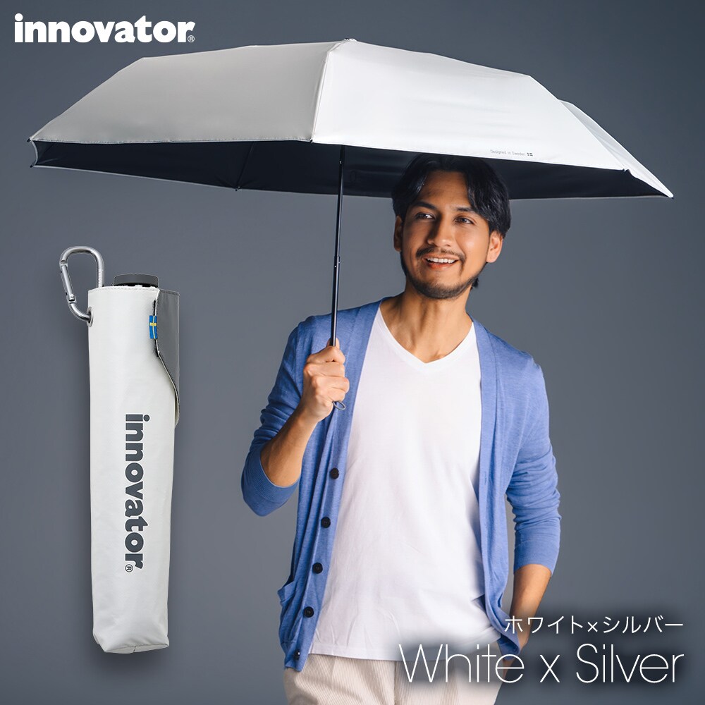 [�}���C]innovator(�܂肽���ݎP/���J���p/�X����/���C�h/UV�J�b�g&�Ռ���100��/�ՔM)/�C�m�x�[�^�[�iinnovator�j �z���C�g×�V���o�[