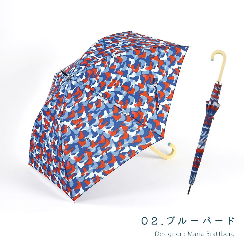 Pinky&Dianne長雨傘 雨傘（ジャンプ式）】長傘（フラワープリント／耐風骨使用